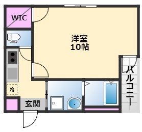 フジパレス湊1番館の間取り