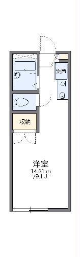 レオパレス高雄の間取り