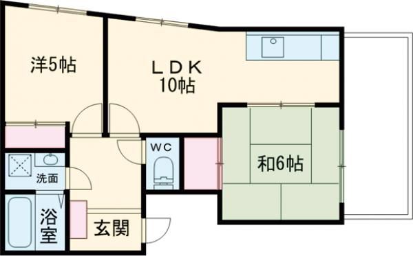 サンホーハイツの間取り