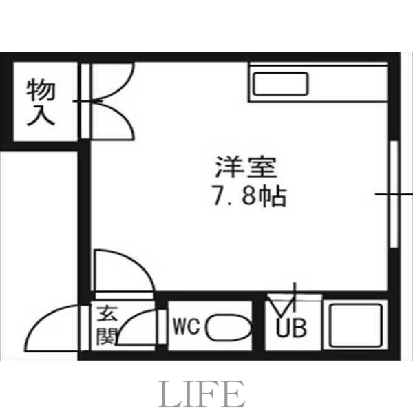 フロンティア中の島の間取り