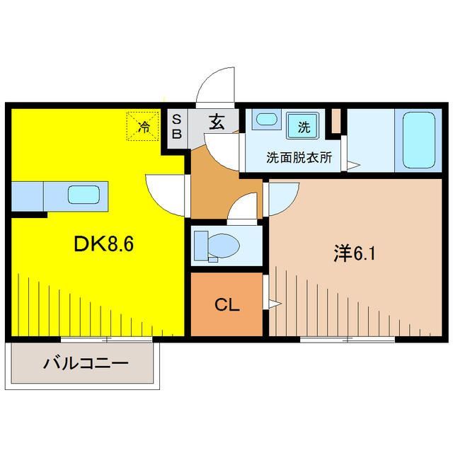 Ｋコート前原の間取り