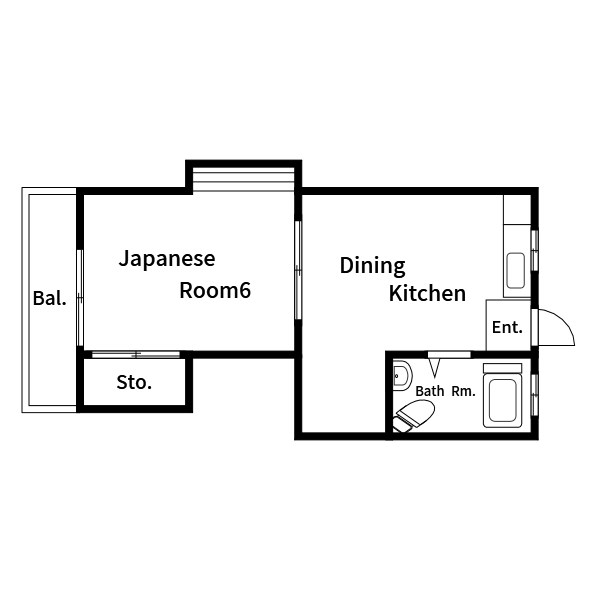 江戸川区平井のアパートの間取り