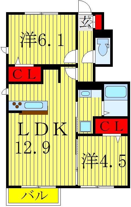 ステラCの間取り