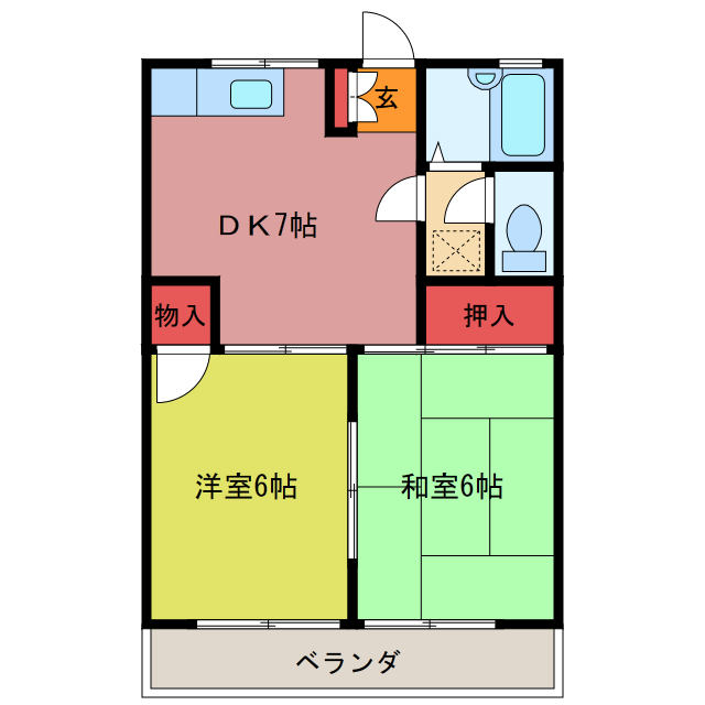 サン・ウィンドの間取り