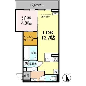 D-chambre掛樋の間取り