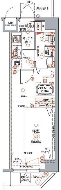 【クレヴィスタ豊洲ベイサイドの間取り】