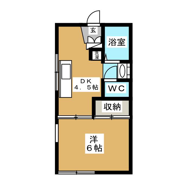 グリーンハイツＴＡＫＡＲＡの間取り