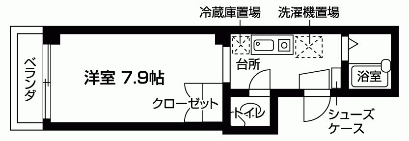 センターヴィレッジ御池の間取り