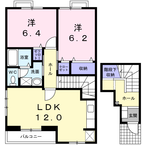 レジデンス桐ノ木　Iの間取り