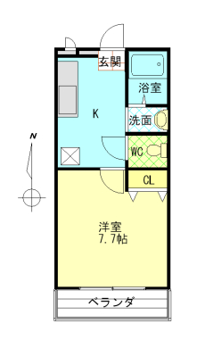 フレックス高萩の間取り