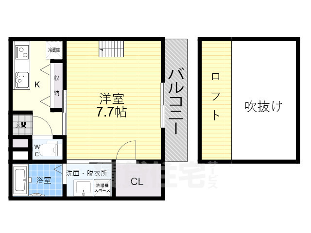 【ブリリオ田辺の間取り】