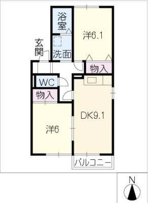 サンハイム大森の間取り