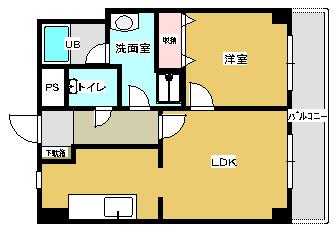 東光伊勢佐木ビルの間取り