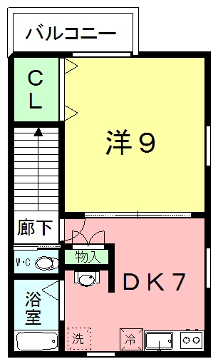 平川ハイツの間取り