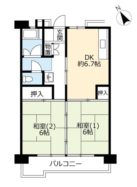 ＵＲ梨香台の間取り