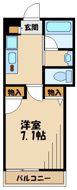 【町田市成瀬が丘のマンションの間取り】