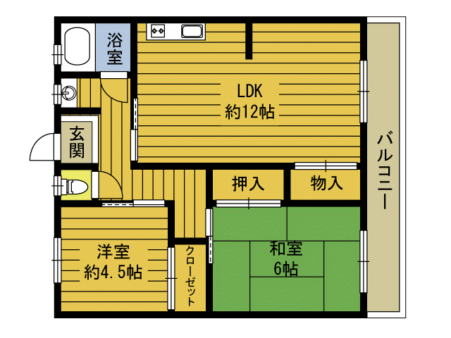 グリーンビル羽屋の間取り