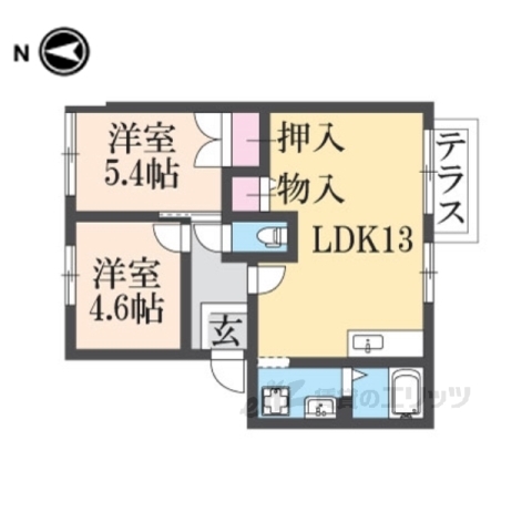 ガーデン千寿の間取り