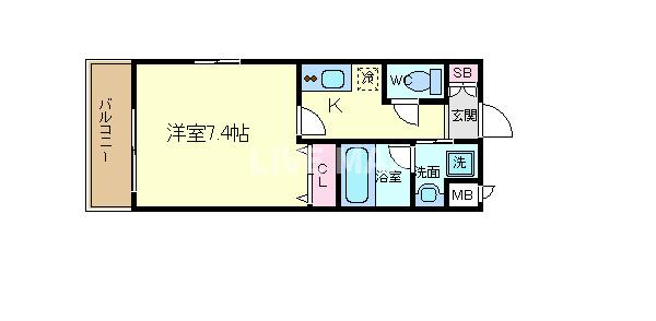 ベラジオ京都壬生WESTGATEの間取り