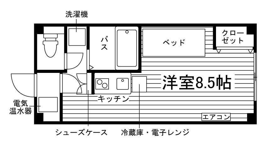 グレースコートアルケーの間取り