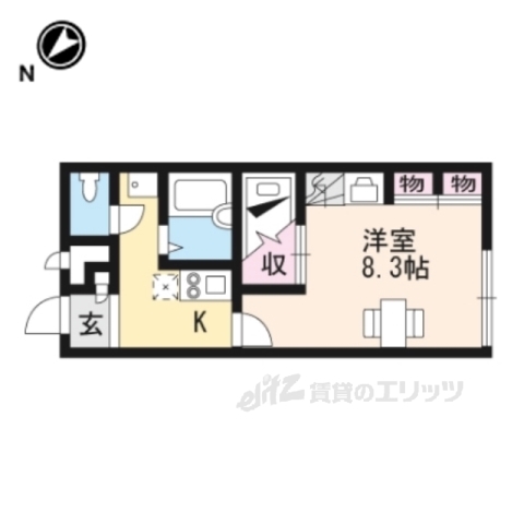 レオパレス高宮Ａの間取り