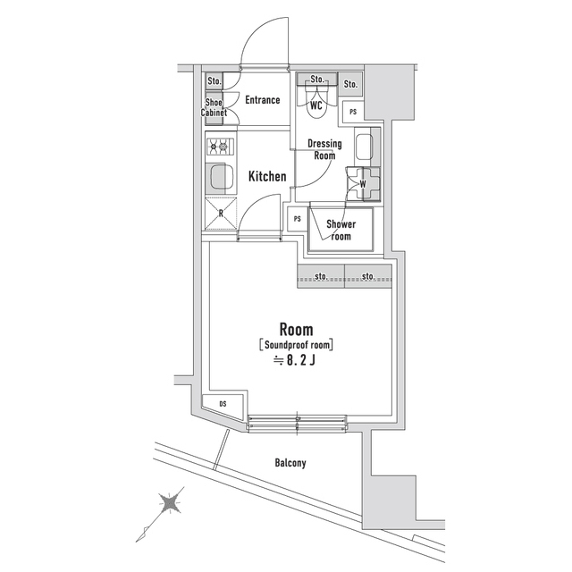 ＴＲＡＣＫ八丁堀の間取り