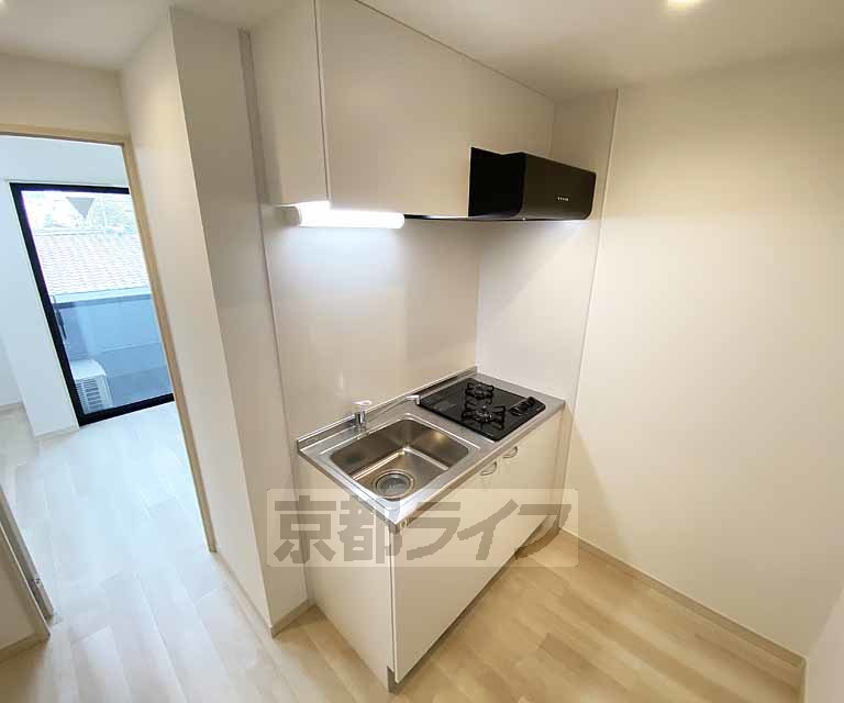 キッチン　二口コンロが備えているキッチンです。