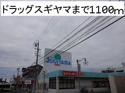 ドラックストア　ドラッグスギヤマ（ドラッグストア）まで1100m