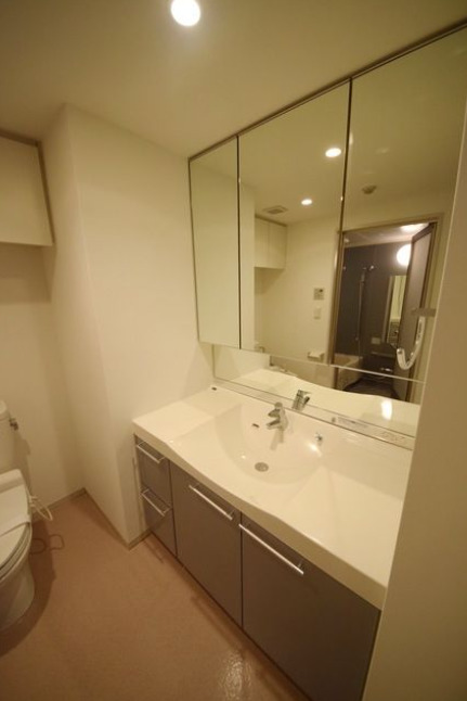 洗面設備　オーキッドレジデンス神楽坂(反転タイプ参考写真)