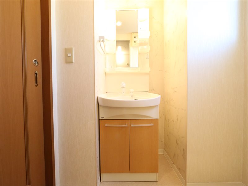 洗面設備　シャンプードレッサー　脱衣所　室内洗濯機置場