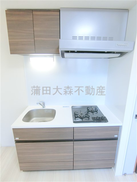 キッチン　2口ガスシステムキッチン