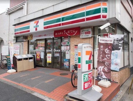コンビニ　セブンイレブン江東住吉2丁目店（コンビニ）まで208m