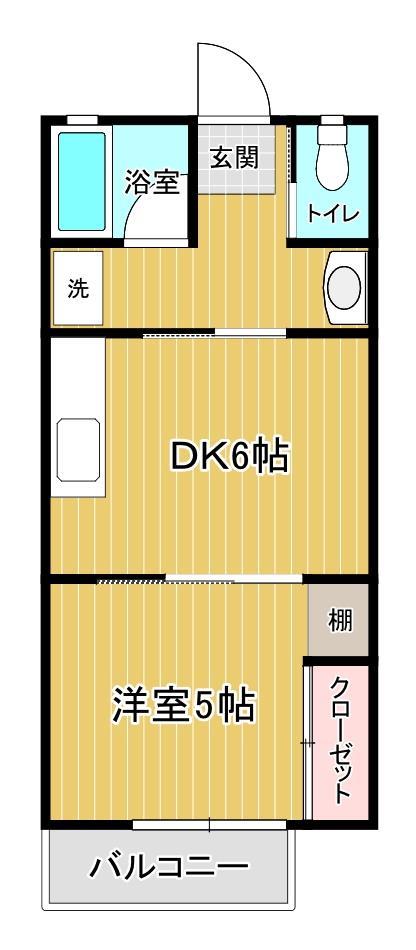 フラワーハイツの間取り写真
