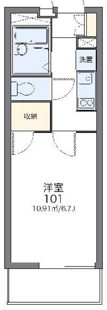 レオパレスゼルコヴァの間取り写真
