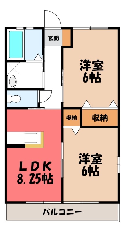 パークハイツ IIの間取り写真