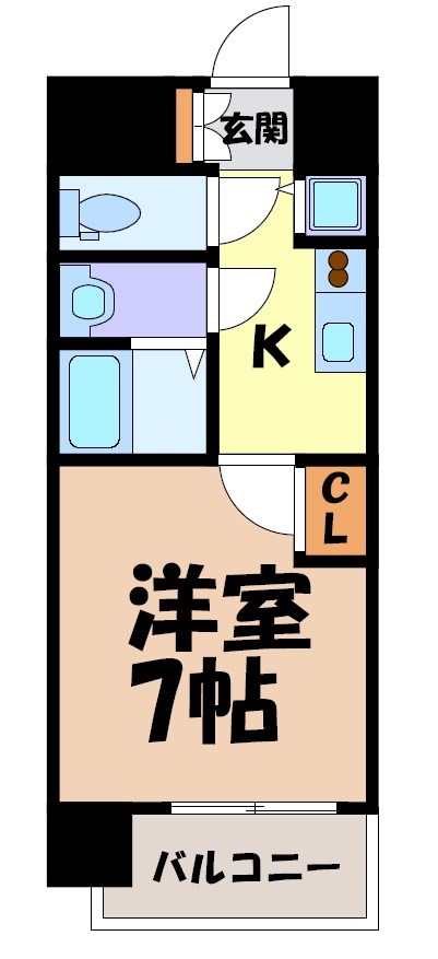 エスリード千種パークフロントの間取り写真