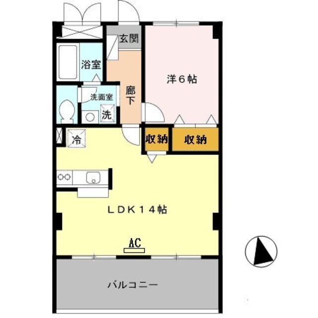 エルロード住吉7号館の間取り写真
