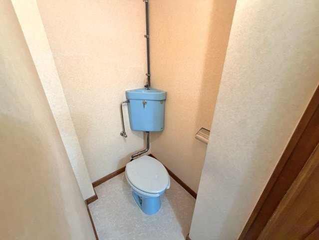 近鉄南大阪線 針中野駅 徒歩10分 4階建 築42年のトイレ写真