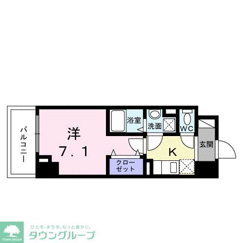 ＪＲ東海道本線 平塚駅 徒歩2分 11階建 築1年の間取り写真