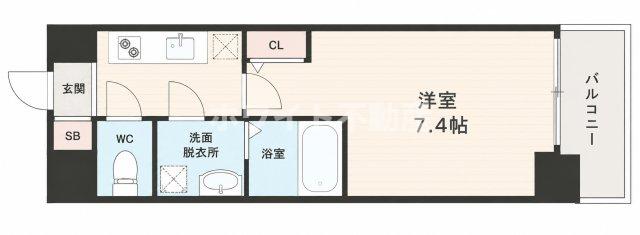 地下鉄中央線 深江橋駅 徒歩5分 10階建 築10年の間取り写真
