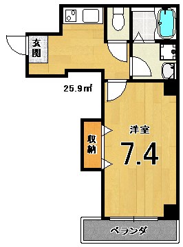 ジャービス西京極の間取り写真
