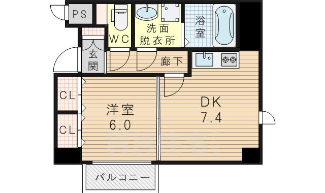 オクトレーベン新大阪の間取り写真