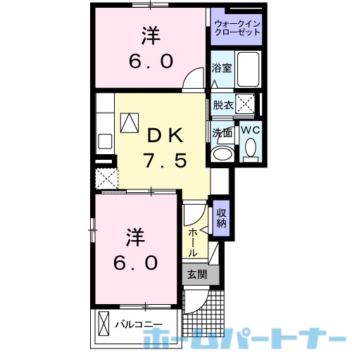 ボヌール上浦　Ａの間取り