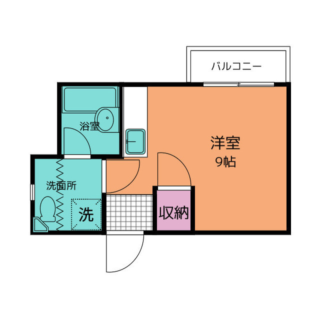 フクヤハイツの間取り