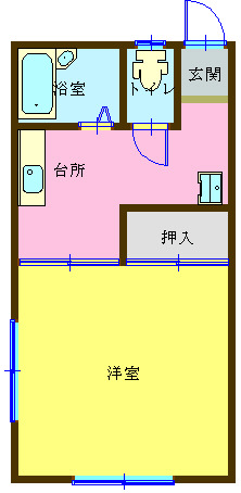 カレッジの間取り