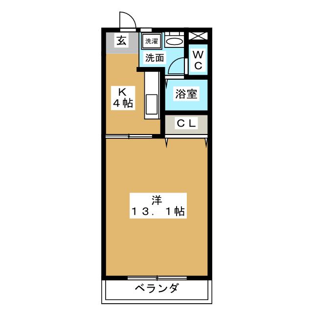 マンションベイビューの間取り