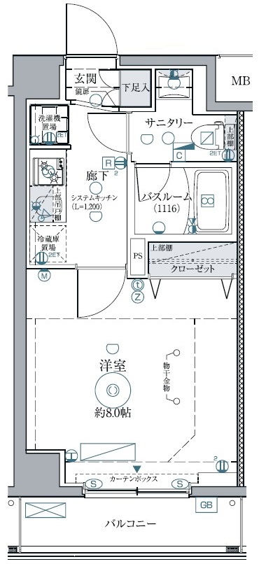 クレヴィスタ西馬込の間取り