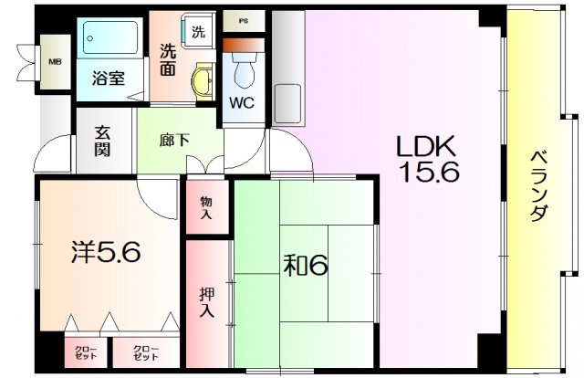 ポルト堺２の間取り