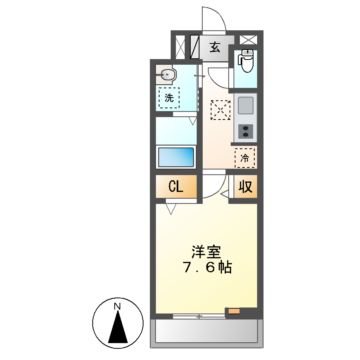 ローレルＥａｓｔの間取り