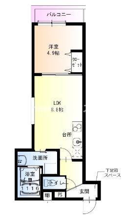 フジパレス新森古市の間取り